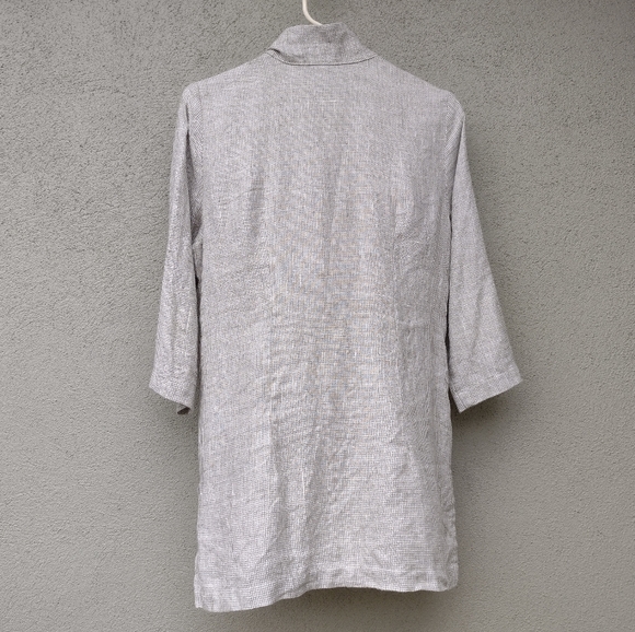 Connie Roberson Linen Top - S - Picture 2 of 10